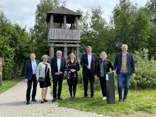 Besuch Ministerin Wiebke Osigus im INP 6.5.24 Aussichtsturm