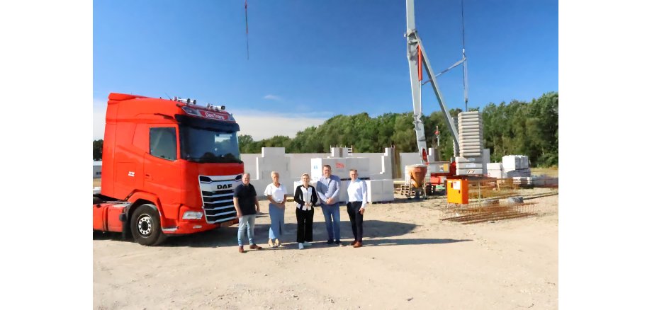 Gruppenbild Baustelle