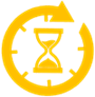 Gelbe Sanduhr Gelbe Sanduhr